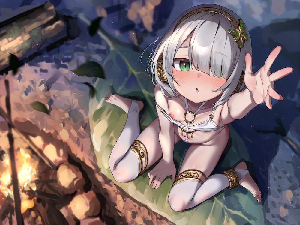 【サークル一周年記念特価!!】敬語でジト目なカミサマとお射精冒険譚〜つるぺた○リママ無知神様に甘えて、ただの村人が帝国騎士団長に成り上がる話〜 [ろりぽっぷらんど]