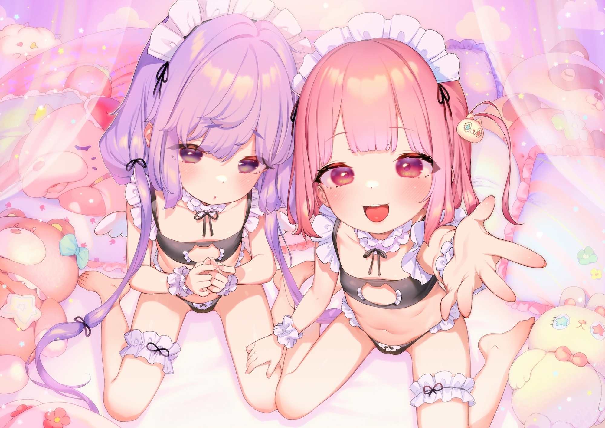 【全編ハーレムえっち♪】おどおど×あまあま!W○リメイドにたっぷり愛されて幸せハーレムらぶらぶえっちで純愛オホイキお射精天国♪ [ろりぽっぷらんど]